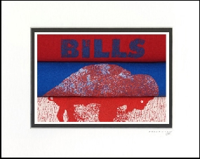 Buffalo Bills Vintage T-Shirt Sports Art